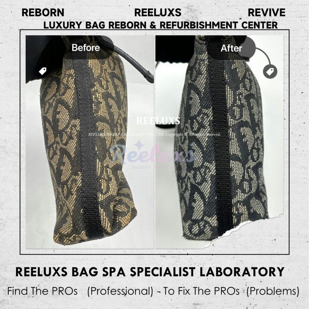 Fabric Shoulder Bag Fabric Yellowish Problem Nano Spa Treatment — frame 4
