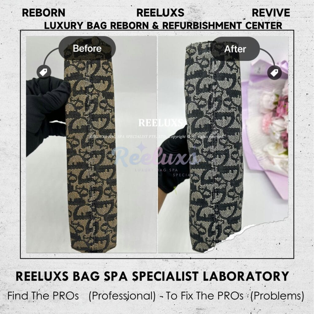 Fabric Shoulder Bag Fabric Yellowish Problem Nano Spa Treatment — frame 10