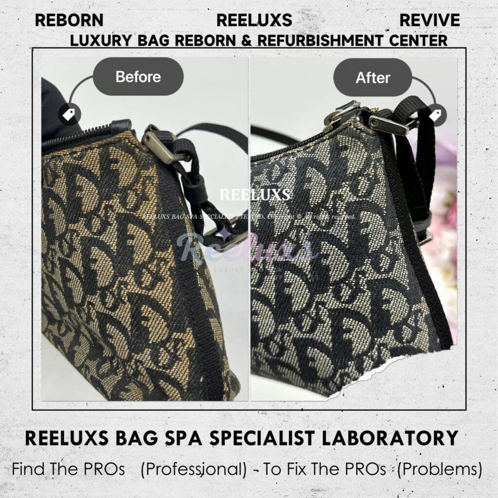 Fabric Shoulder Bag Fabric Yellowish Problem Nano Spa Treatment — frame 11