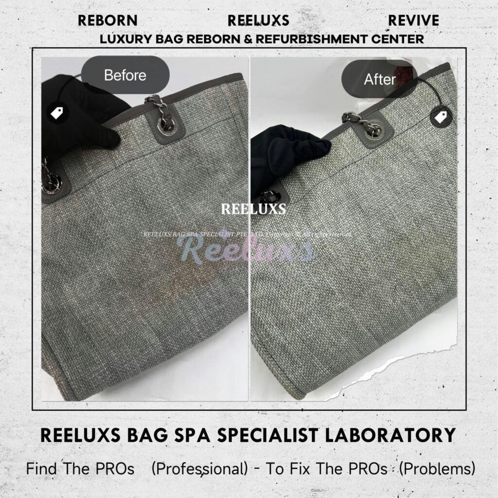 Deauville Tote Bag Corner Yellowish Problem Nano Spa Treatment — frame 3