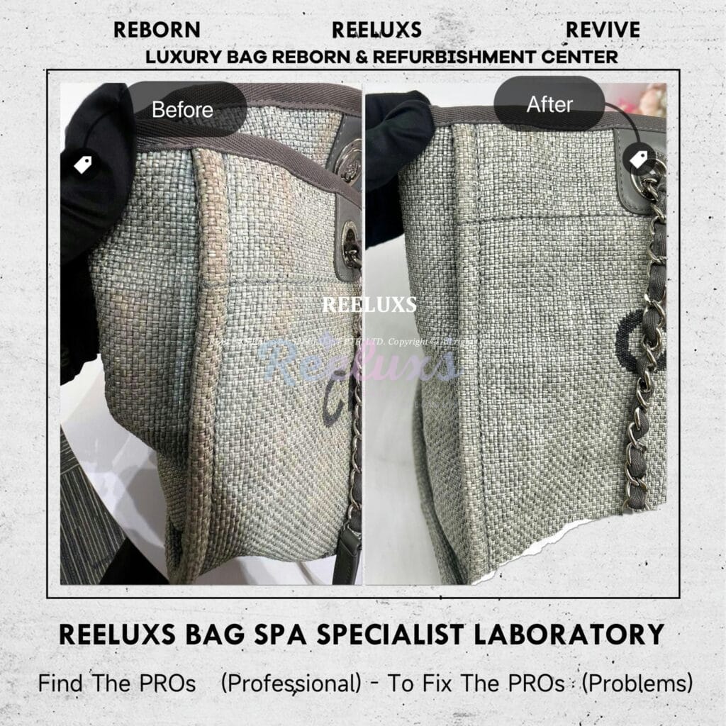 Deauville Tote Bag Corner Yellowish Problem Nano Spa Treatment — frame 1