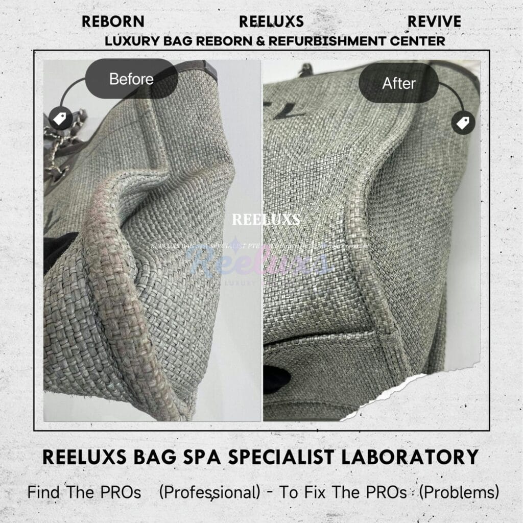 Deauville Tote Bag Corner Yellowish Problem Nano Spa Treatment — frame 4