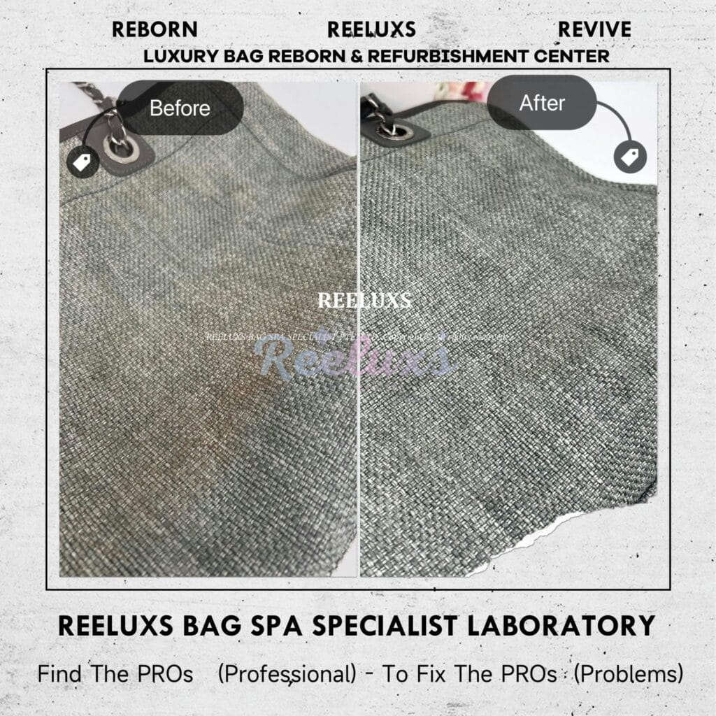 Deauville Tote Bag Corner Yellowish Problem Nano Spa Treatment — frame 2