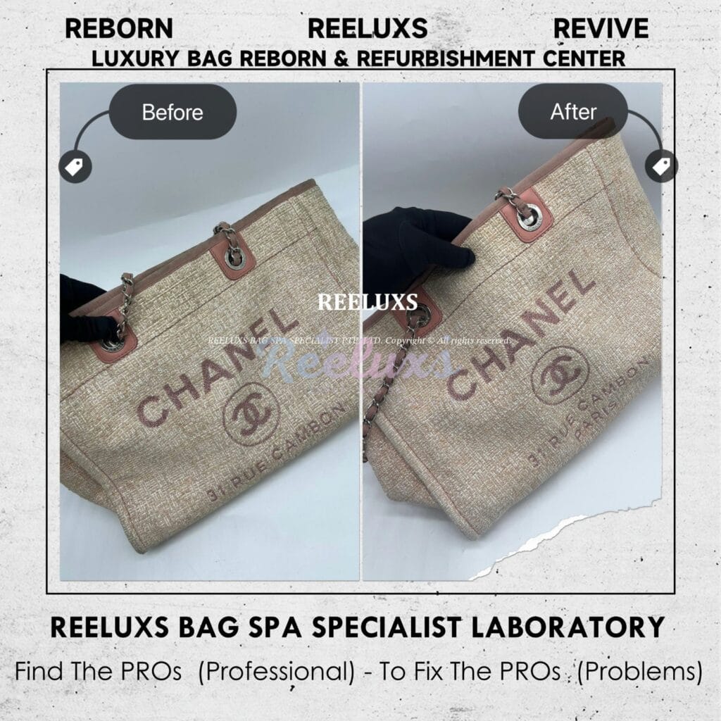 Deauville Tote Bag Corner Yellowish Problem Nano Spa Treatment — frame 6