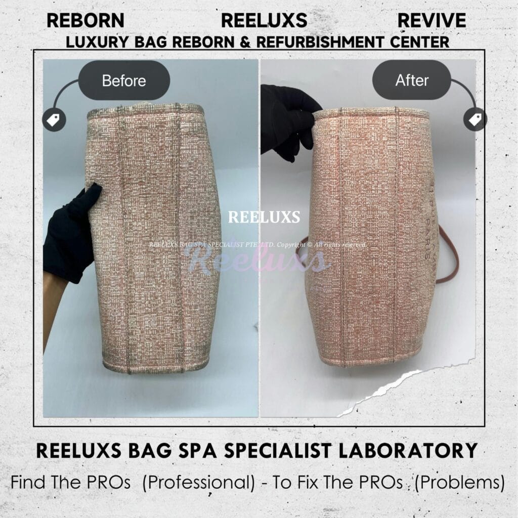Deauville Tote Bag Corner Yellowish Problem Nano Spa Treatment — frame 10