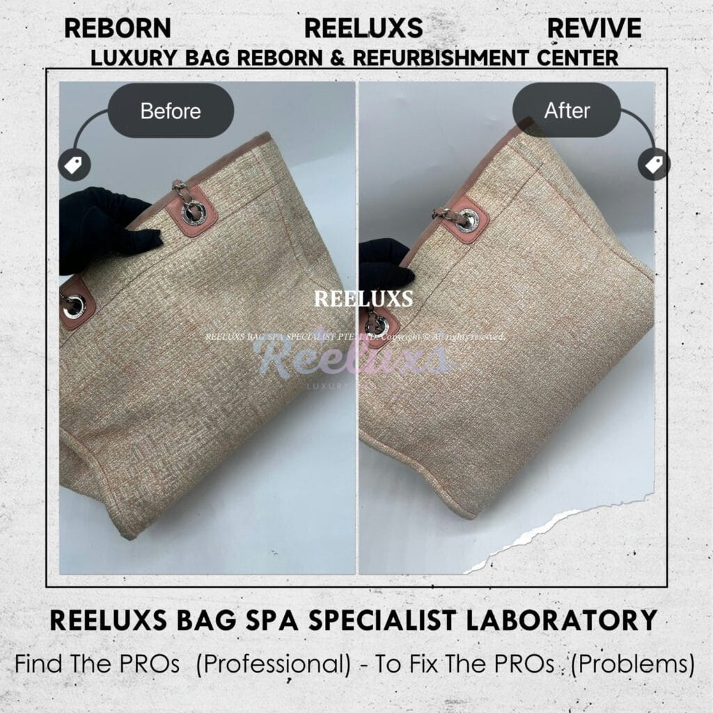 Deauville Tote Bag Corner Yellowish Problem Nano Spa Treatment — frame 8