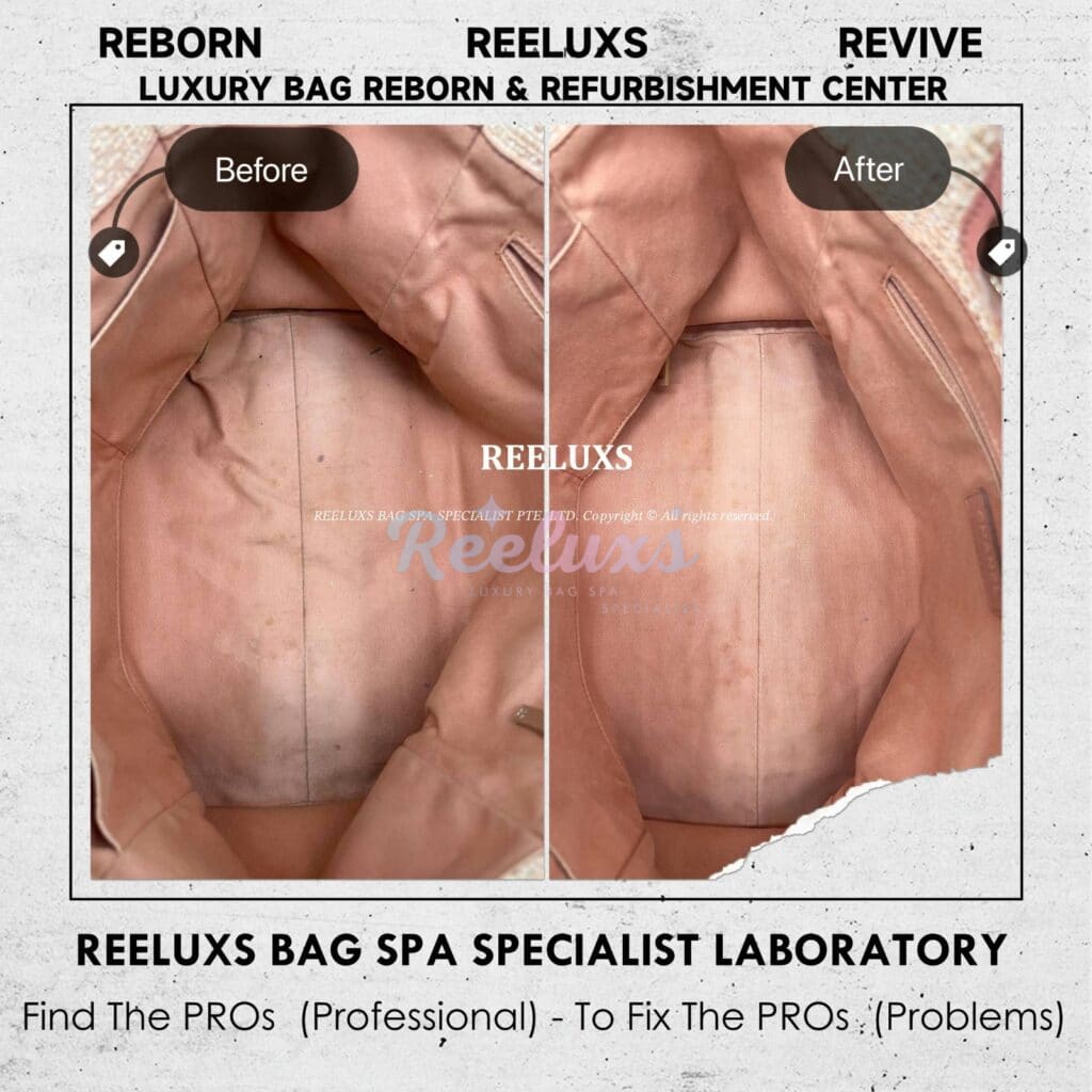 Deauville Tote Bag Corner Yellowish Problem Nano Spa Treatment — frame 9