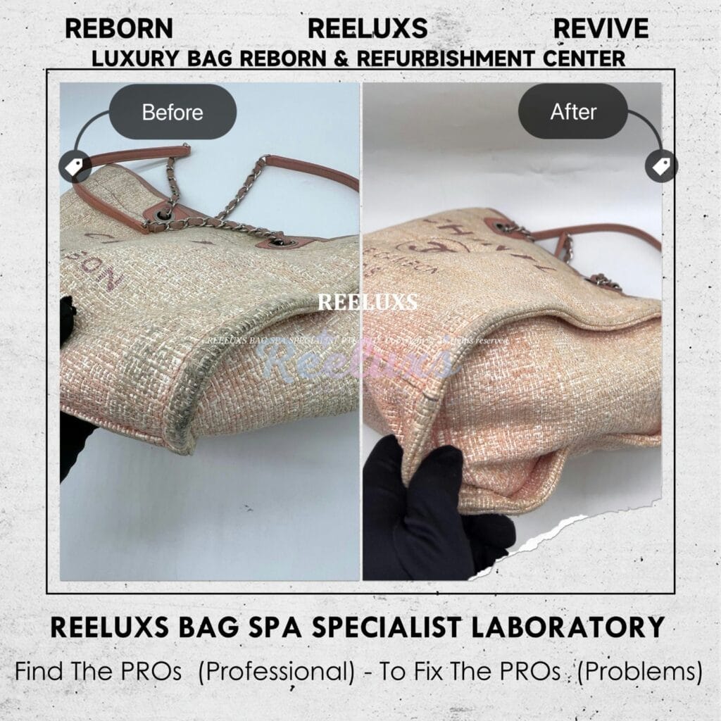 Deauville Tote Bag Corner Yellowish Problem Nano Spa Treatment — frame 12