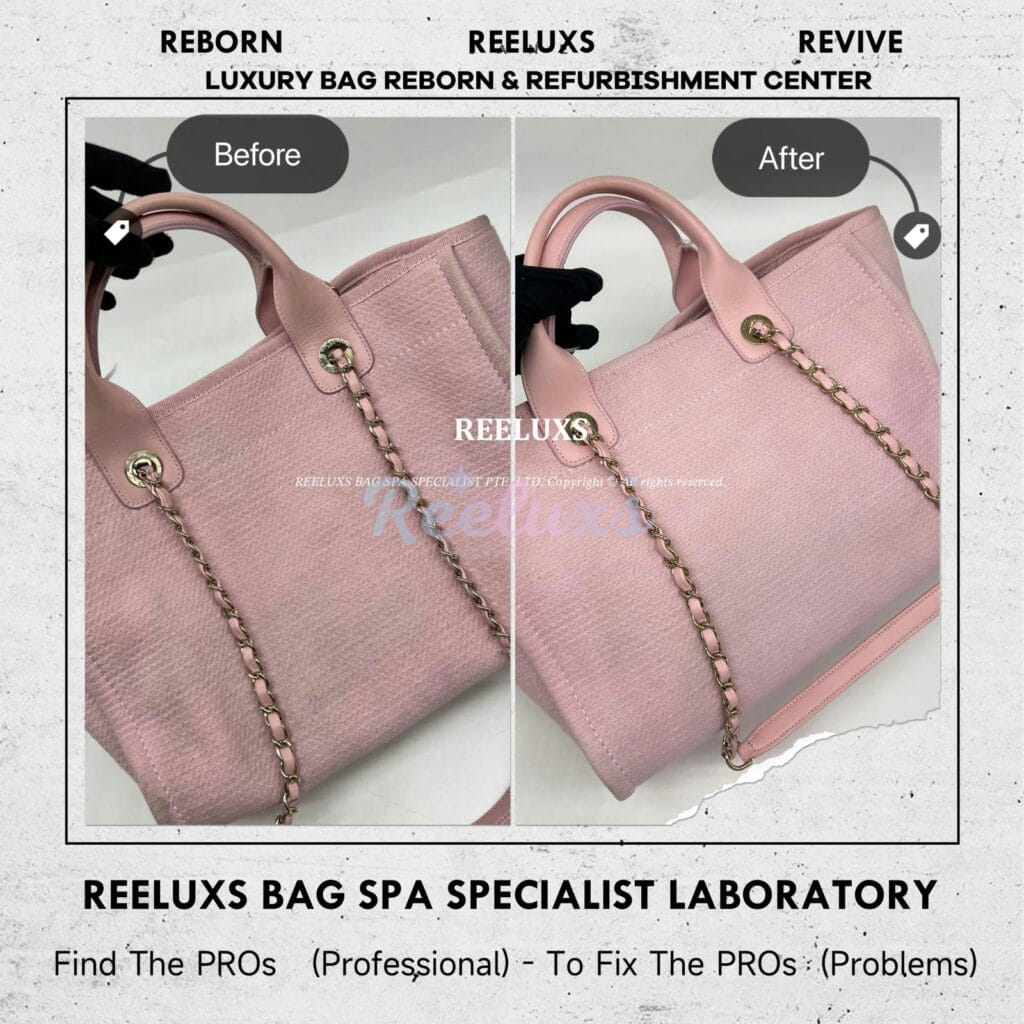 Deauville Tote Bag Color Transfer Problem Nano Spa  Treatment — frame 2