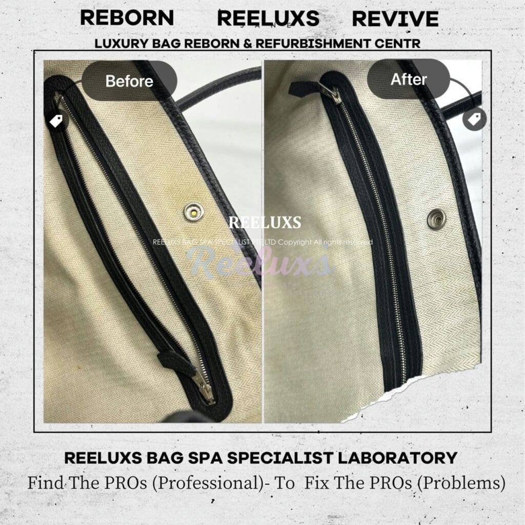 Garden Party Handbag Color Faded & Corner Peel Off Restoration — frame 4