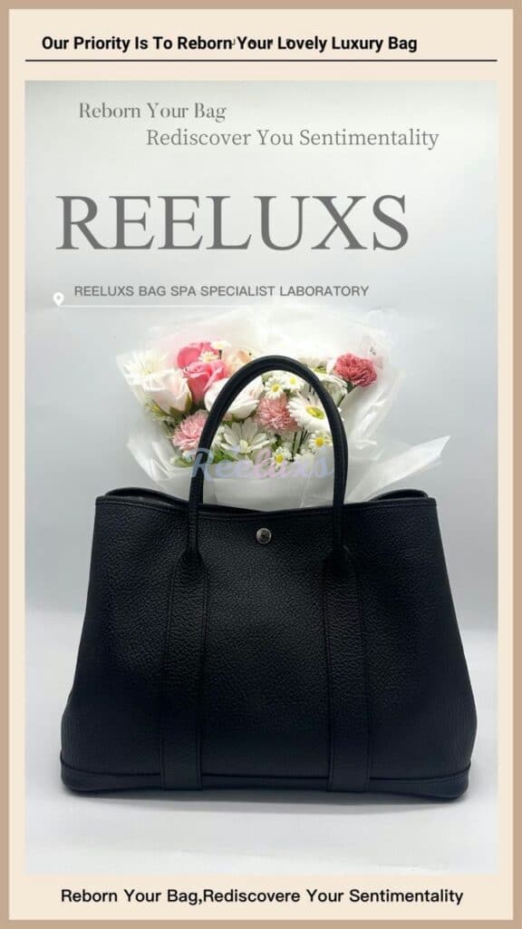 Garden Party Handbag Color Faded & Corner Peel Off Restoration — frame 2