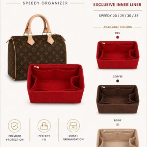 REELUXS Organizer - Louis Vuitton Speedy Size Guide
