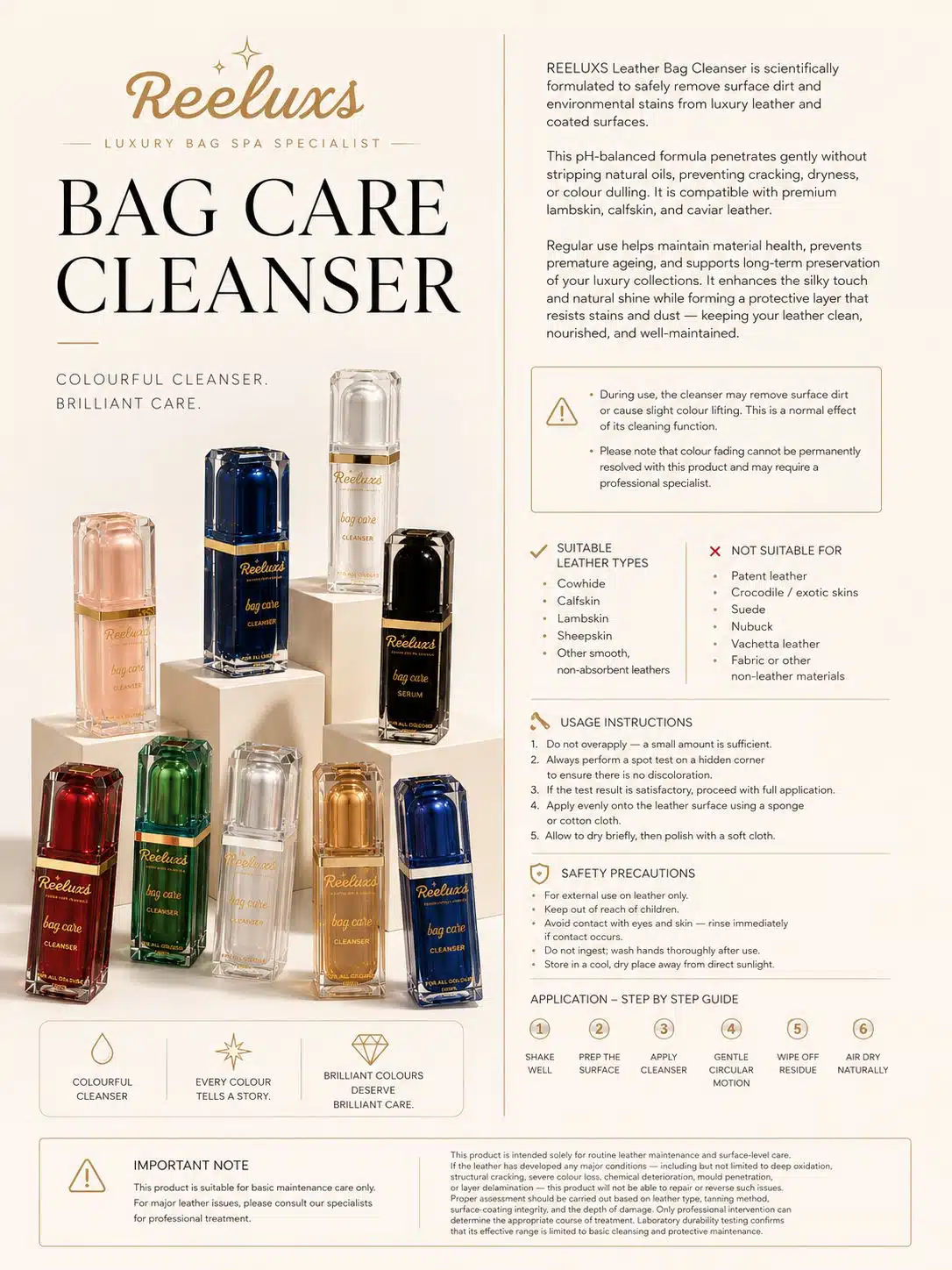 REELUXS Leather Bag Cleanser 13 REELUXS Leather Bag Cleanser - Image 13