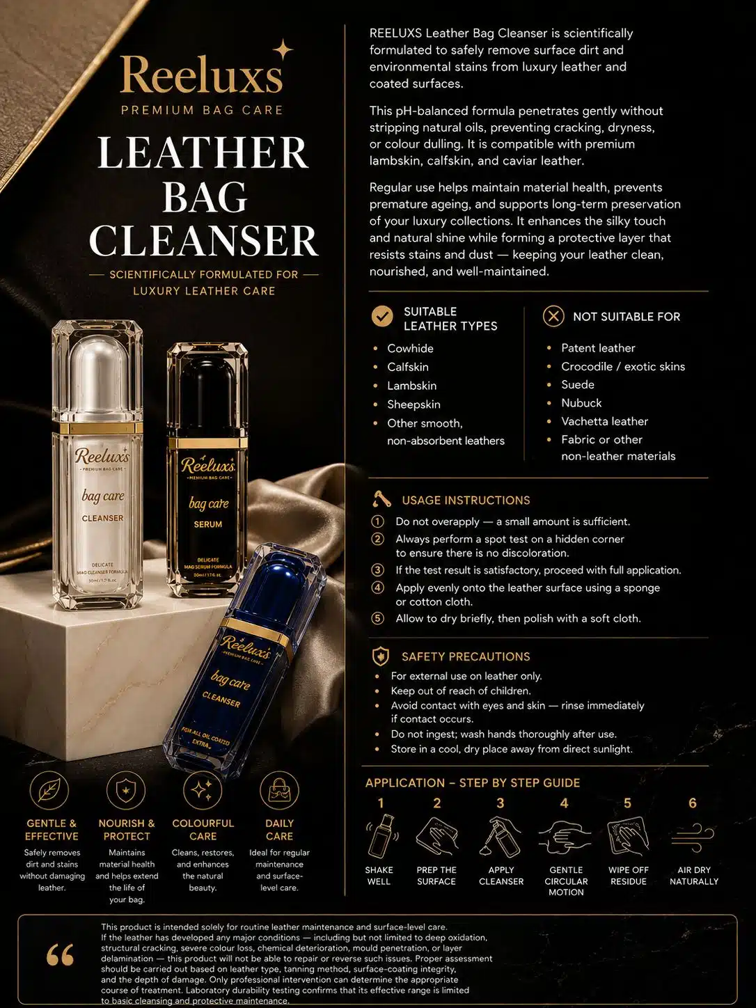 REELUXS Leather Bag Cleanser 15 REELUXS Leather Bag Cleanser - Image 15