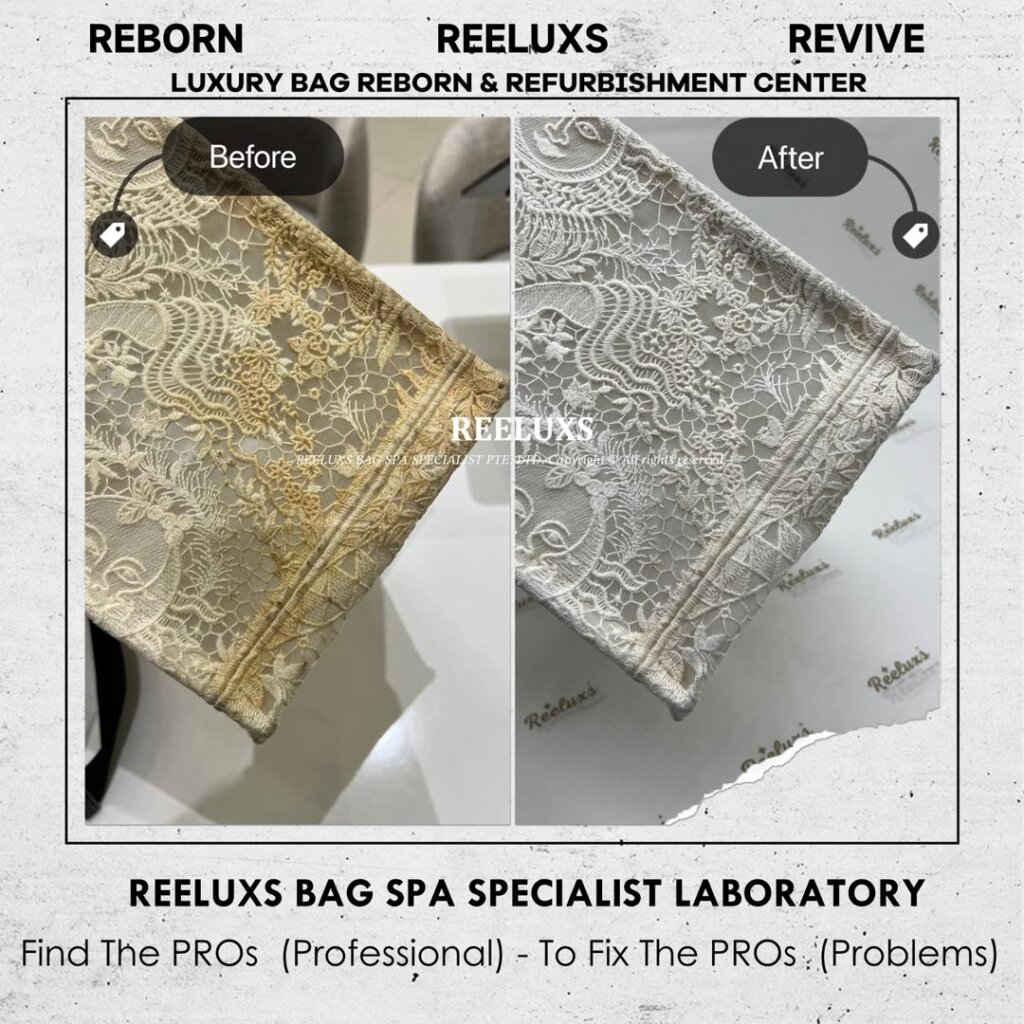 Book Tote Bag Heavy Fabric Yellowish Stain Problem Deep Nano Cleaning — frame 3