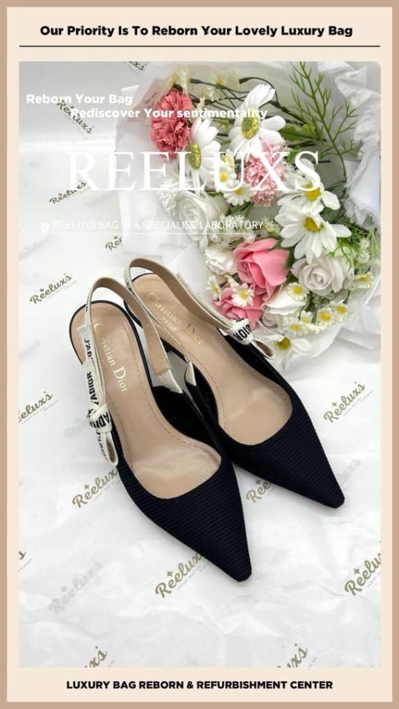 Christian Dior J’Adior Slingback Pumps Leather Stain Nano Spa Treatment Sole Wear… — frame 5