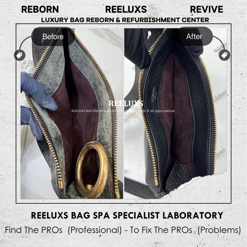 Crossbody Bag Entire Leather Moldy Problem Nano Mold Removal Treatment Leather Faded — frame 4