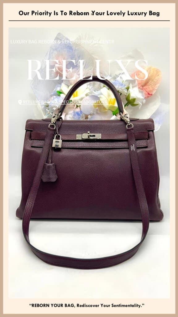 Kelly Handbag Leather Faded White Mold Problem Nano Mold Removal — frame 5