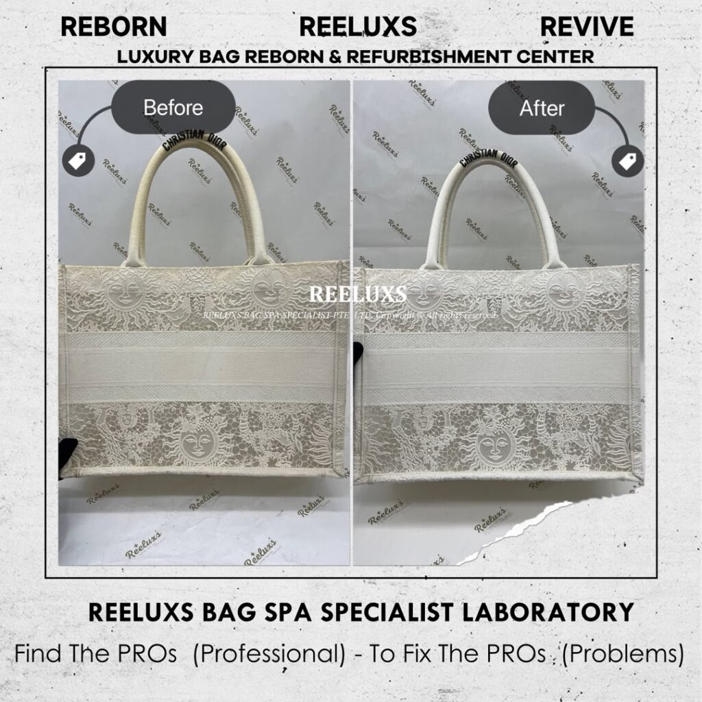 Book Tote Bag Heavy Fabric Yellowish Stain Problem Deep Nano Cleaning — frame 7