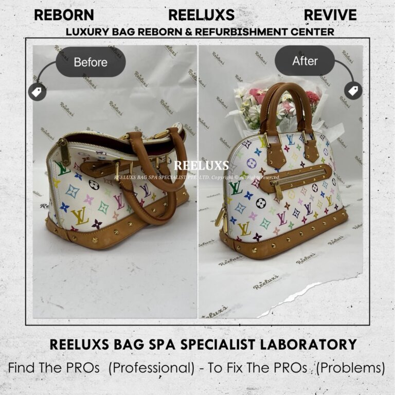 Louis Vuitton Alma PM Monogram Multicolore Deformed, Collapsed & Out of Shape Refurbishment