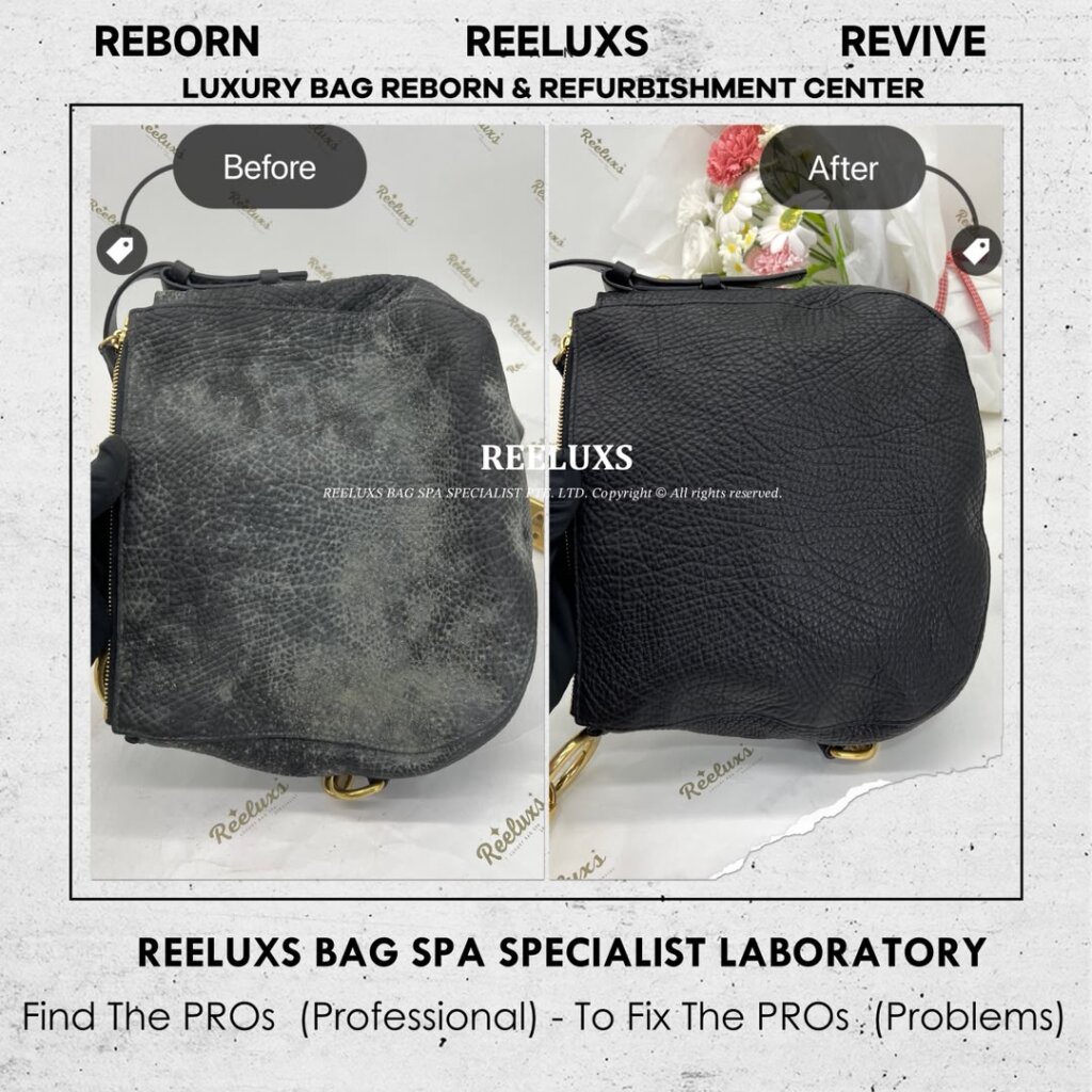 Crossbody Bag Entire Leather Moldy Problem Nano Mold Removal Treatment Leather Faded — frame 2