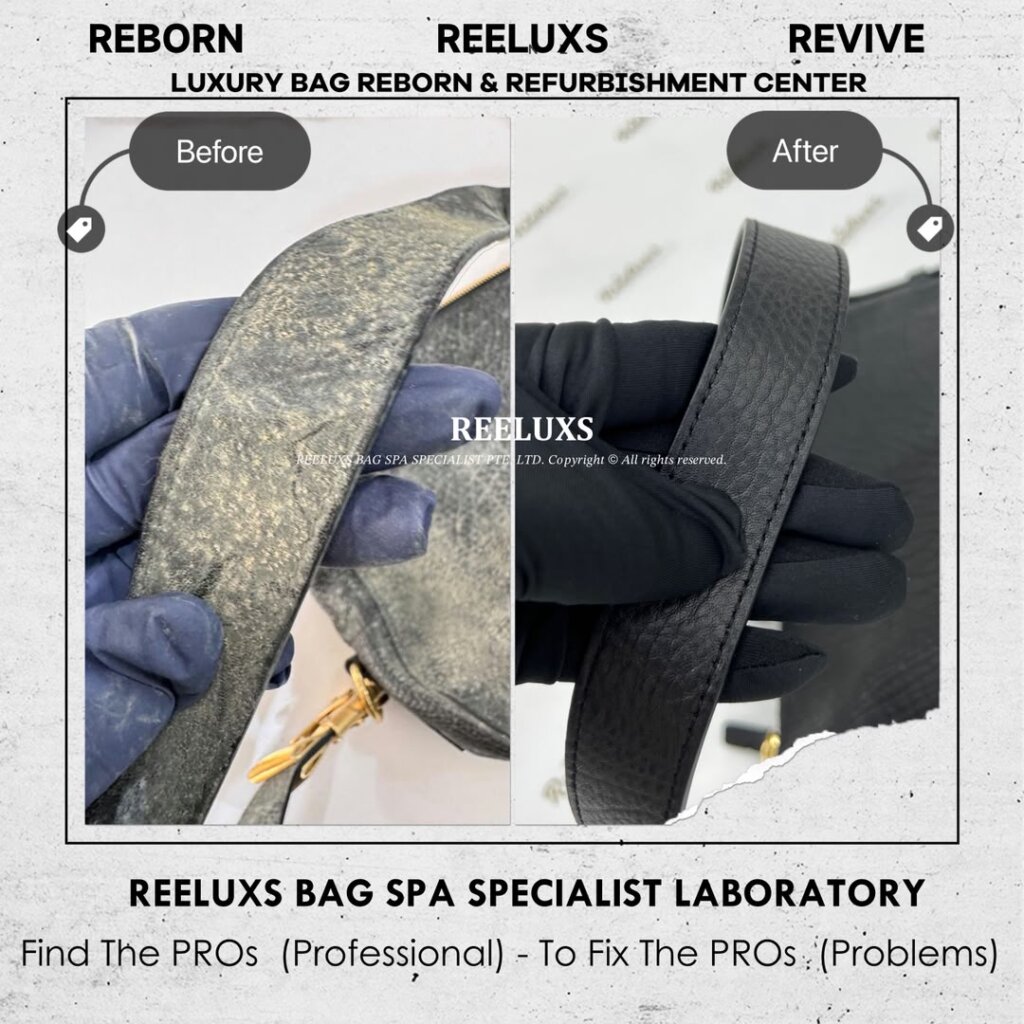 Crossbody Bag Entire Leather Moldy Problem Nano Mold Removal Treatment Leather Faded — frame 3