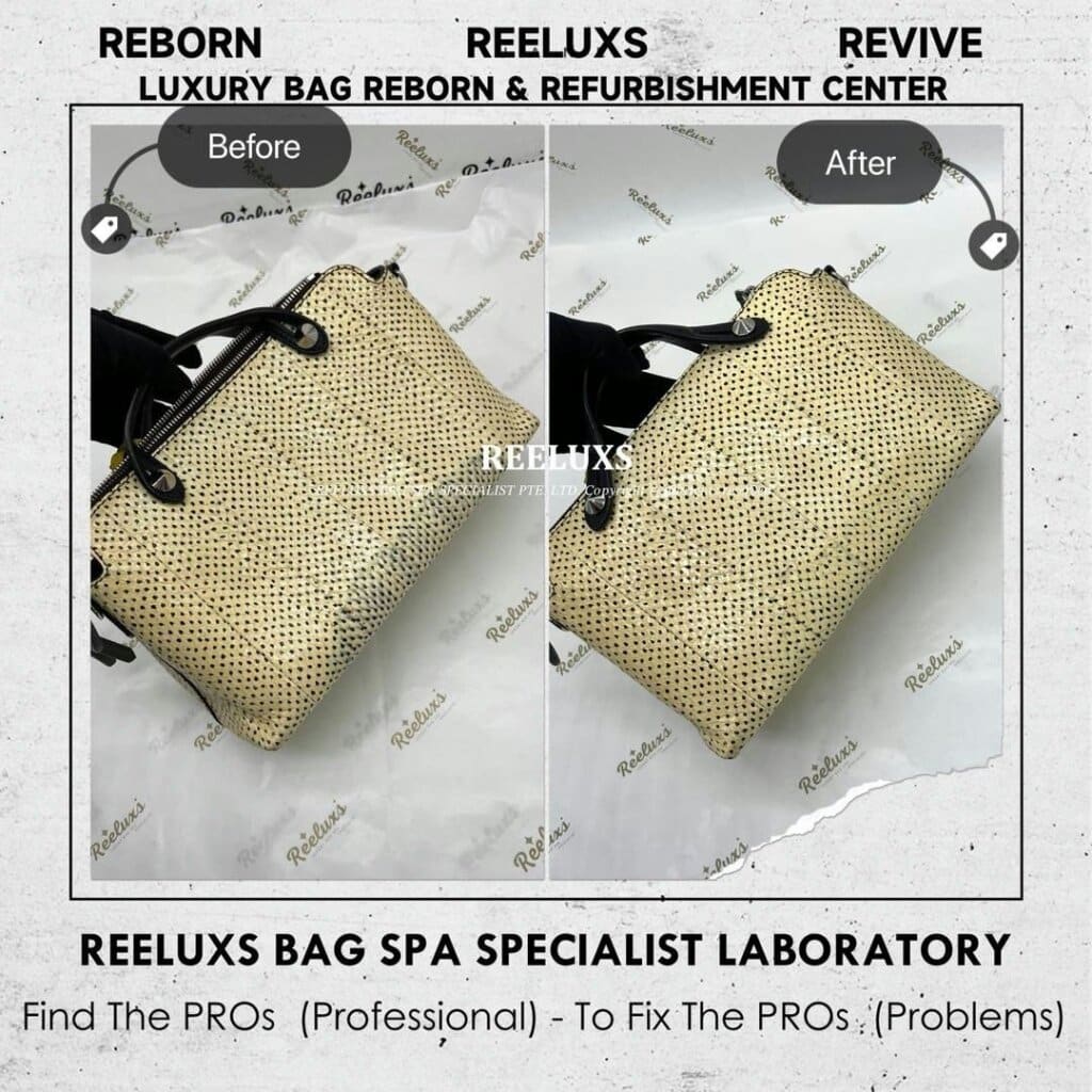 By The Way Python Leather Handbag 🐍 | Colour Damage, Water Marks… — frame 4