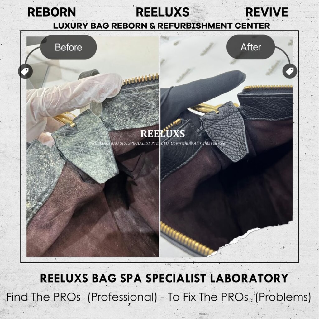 Crossbody Bag Entire Leather Moldy Problem Nano Mold Removal Treatment Leather Faded — frame 5