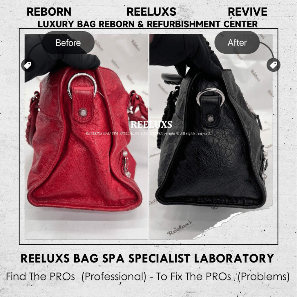 City Handbag Leather Stain & Color Faded & Peel Off Change To… — frame 2