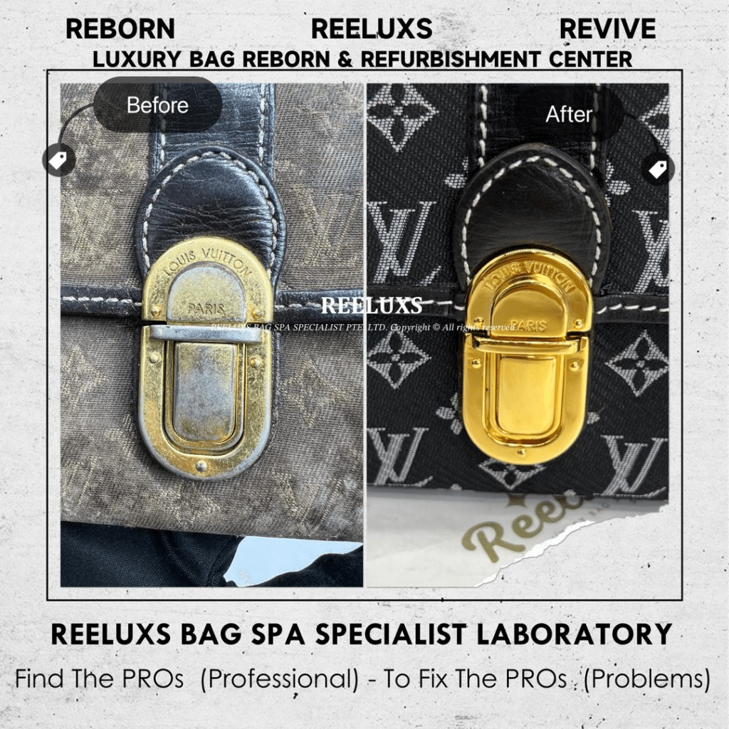 Encre Monogram Idylle Canvas Sarah Wallet Mold Damaged Oxidation & Gold Hardware… — frame 3