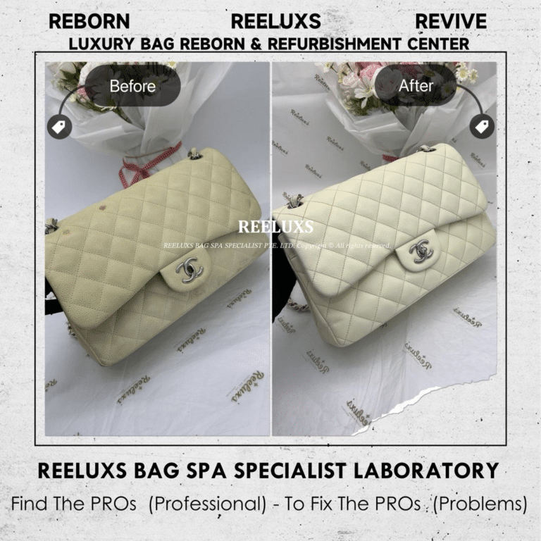 Chanel Classic Flap Jumbo Color  Faded & Scratches Restoration