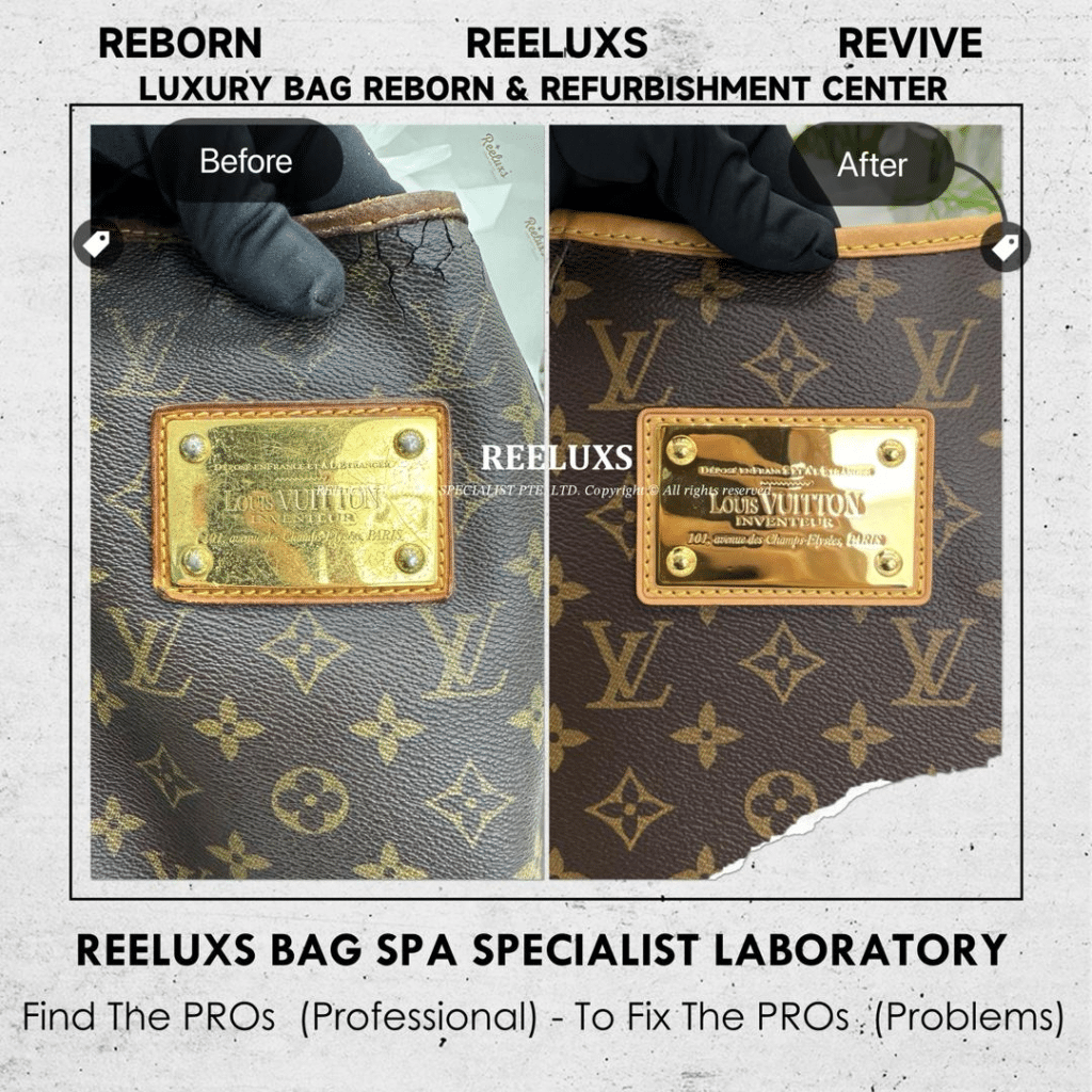 Galliera PM Monogram Bag Canvas Crack, Inner Lining Fully Stained Vachetta Crack… — frame 7