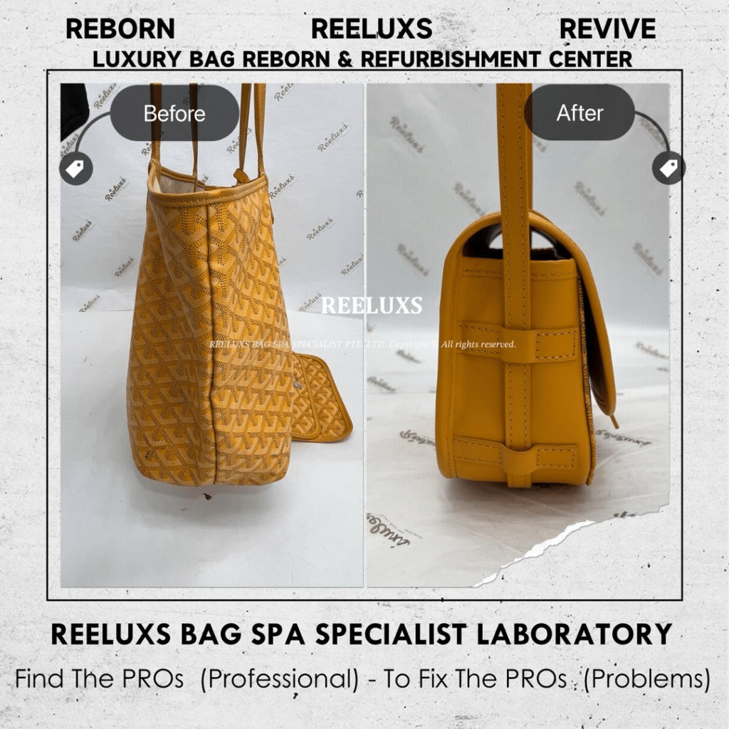 Saint Louis Tote Bag Canvas Broken Customized To GOYARD Belvedere PM Bag — frame 3