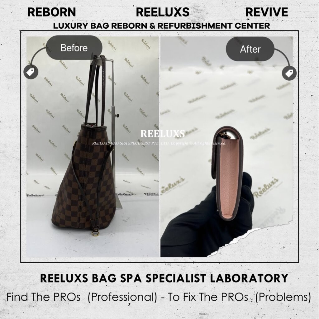Neverfull Tote Bag Customised Into Wallet Refurbishment | REELUXS — frame 3