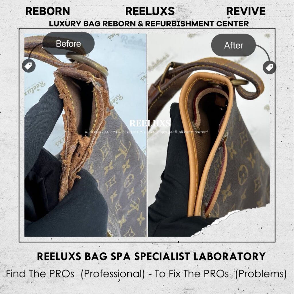 Louis Vuitton Petit Noe Bag Vachetta Fully Stain & Crack — frame 3