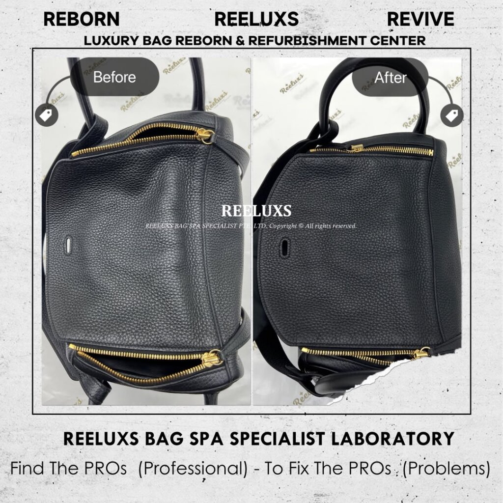 Lindy Bag Leather Color Faded Corner Peel Off Restoration | REELUXS — frame 5