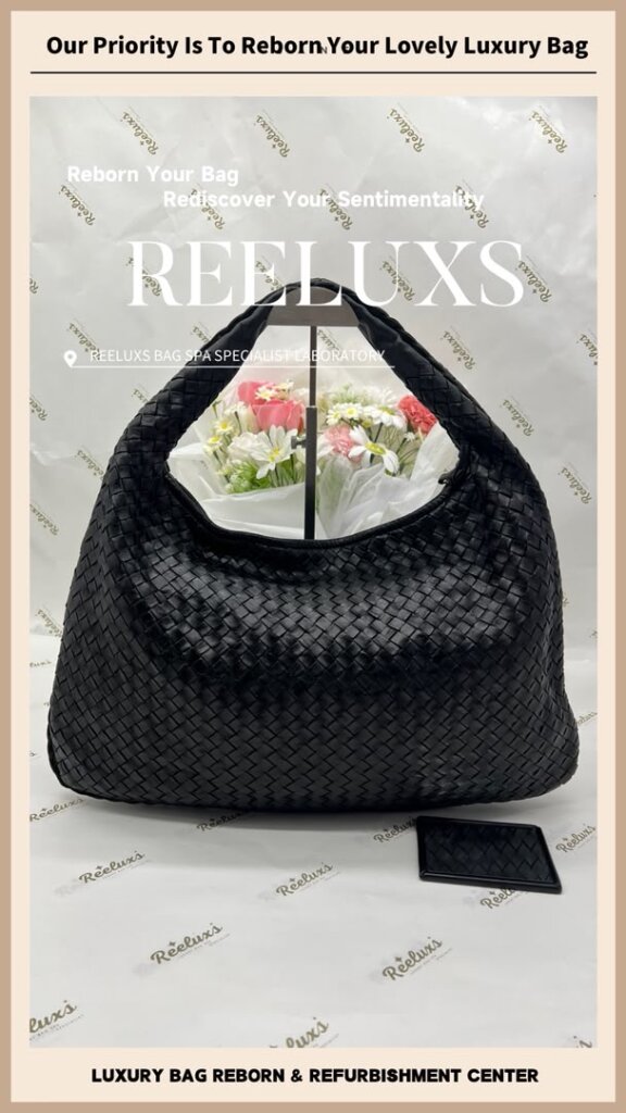Intrecciato Hobo Bag Leather Yellowish Stain & Color Faded Change to Black… — frame 4