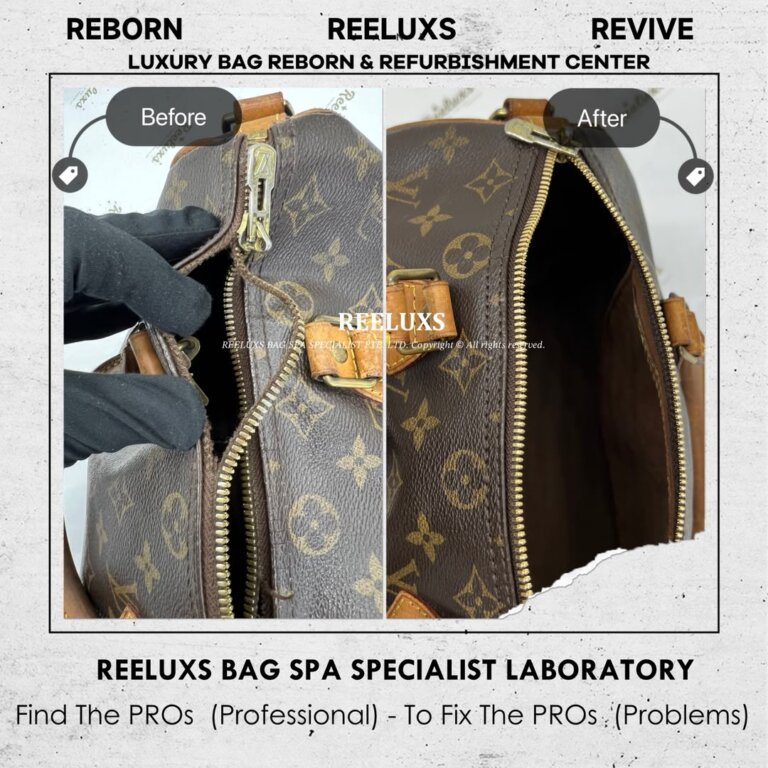 Louis Vuitton Speedy Bandouliere Monogram Canvas Bag Zip Fabric Broken Replacement