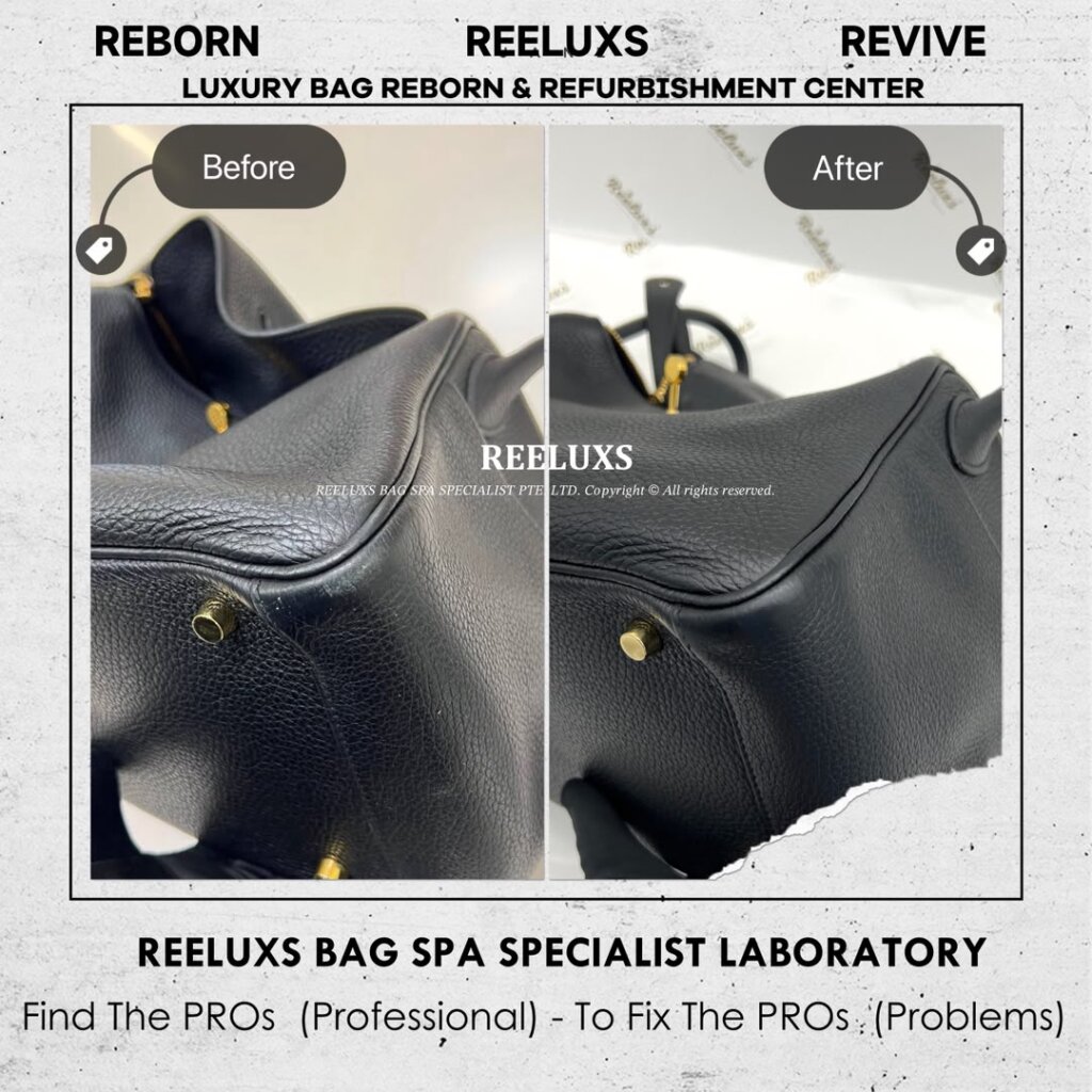 Lindy Bag Leather Color Faded Corner Peel Off Restoration | REELUXS — frame 3