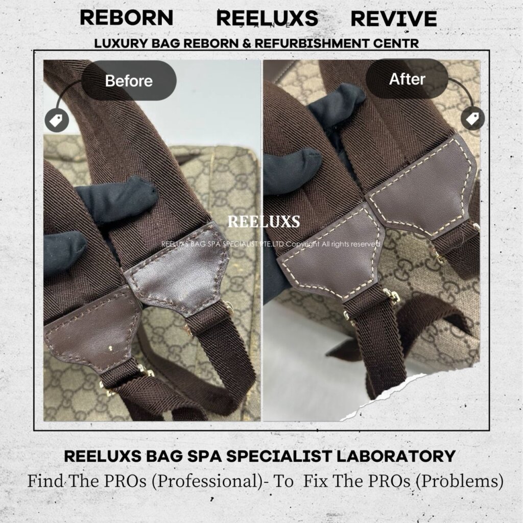 Backpack Canvas Oxidation & Leather Broken — frame 7