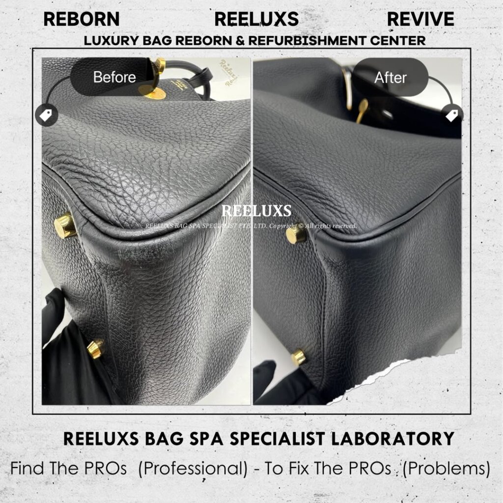 Lindy Bag Leather Color Faded Corner Peel Off Restoration | REELUXS — frame 2