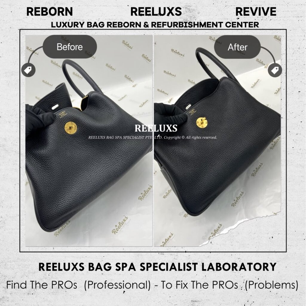 Lindy Bag Leather Color Faded Corner Peel Off Restoration | REELUXS — frame 4