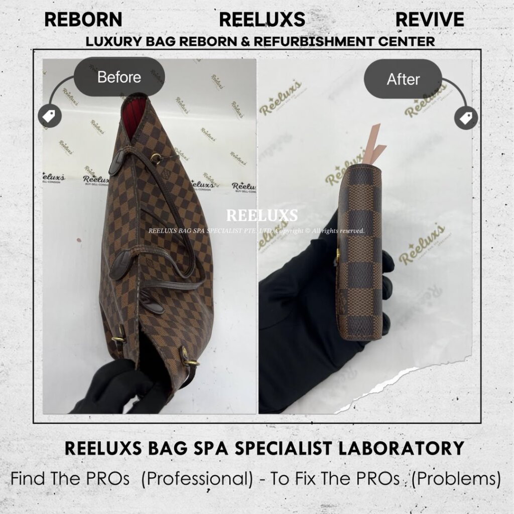 Neverfull Tote Bag Customised Into Wallet Refurbishment | REELUXS — frame 4