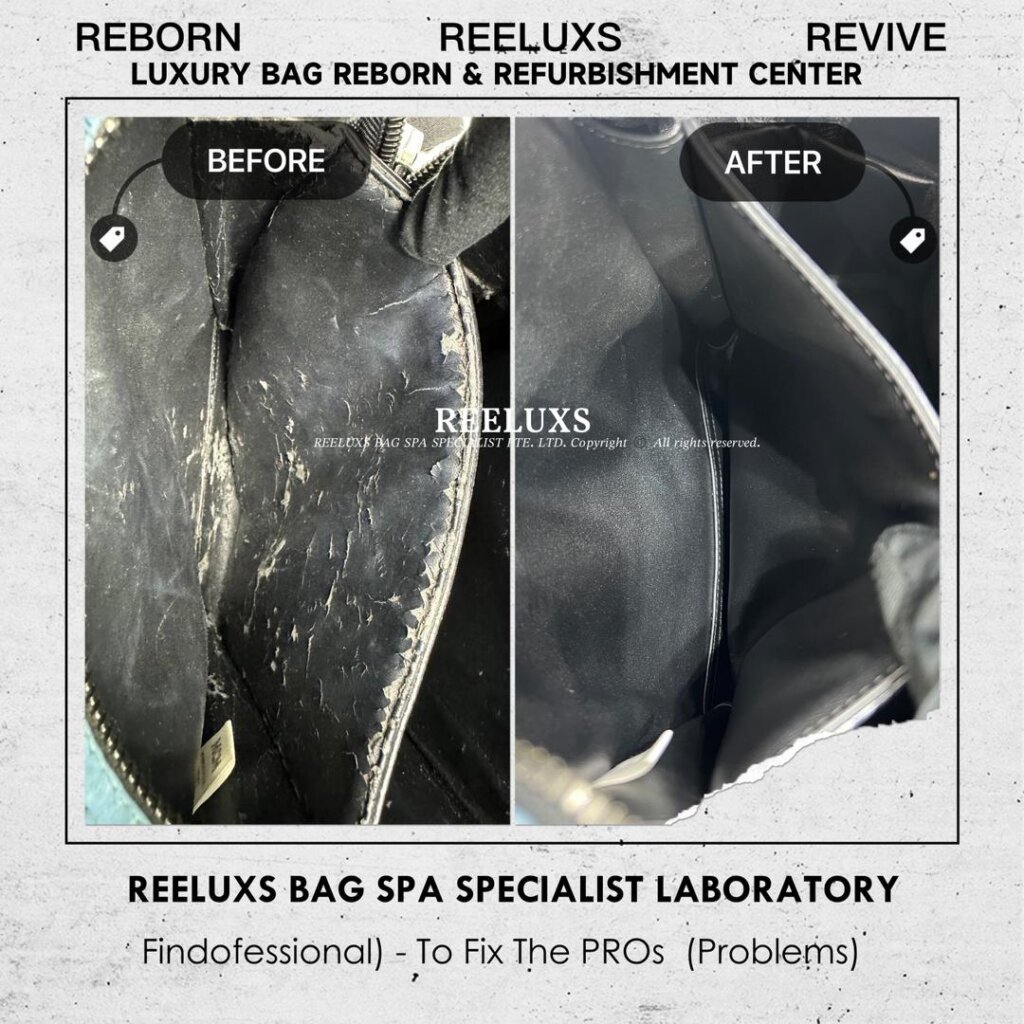 Stark Visetos Backpack Leather Leather Crack Leather Puller Damage Replacement & Inner… — frame 4
