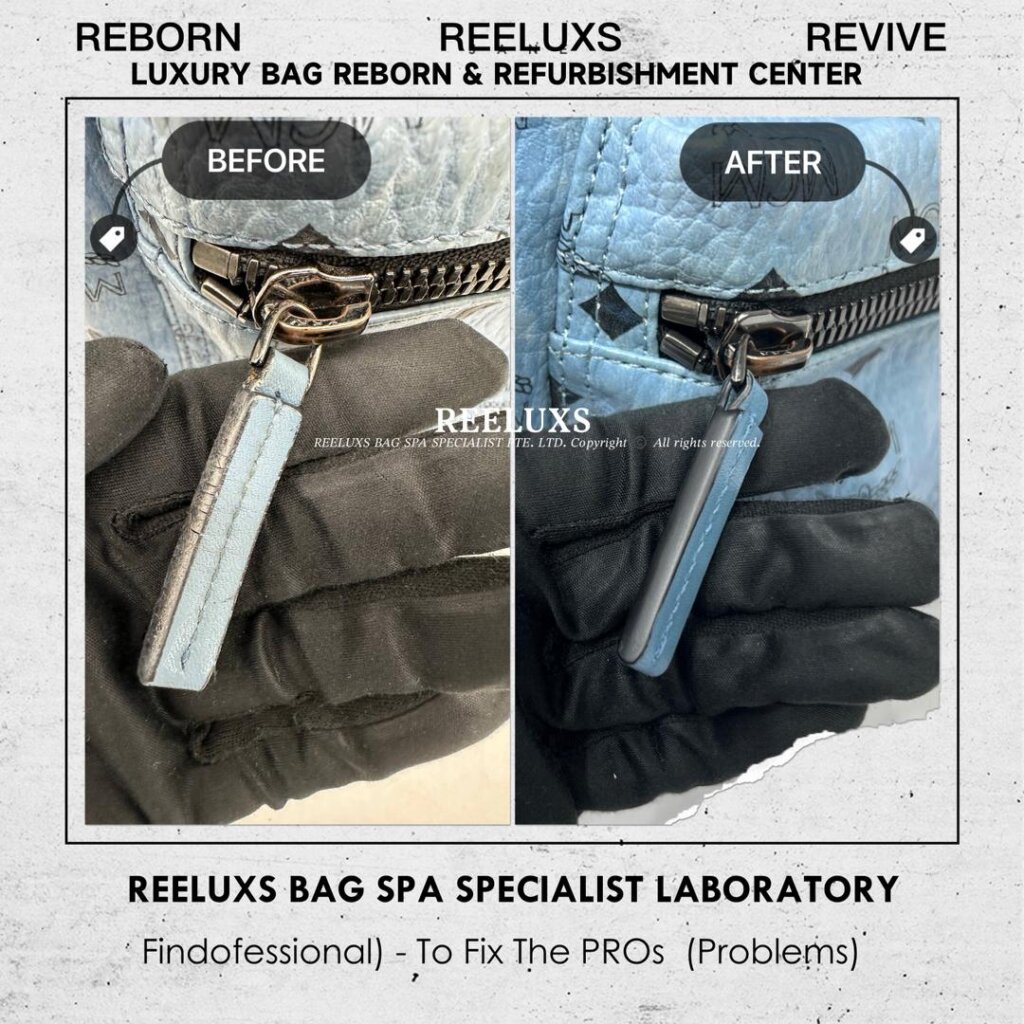 Stark Visetos Backpack Leather Leather Crack Leather Puller Damage Replacement & Inner… — frame 8