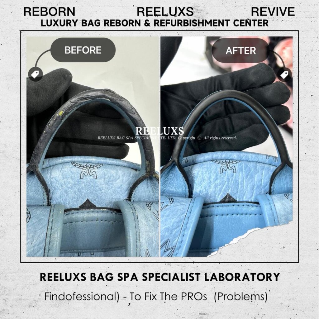 Stark Visetos Backpack Leather Leather Crack Leather Puller Damage Replacement & Inner… — frame 7