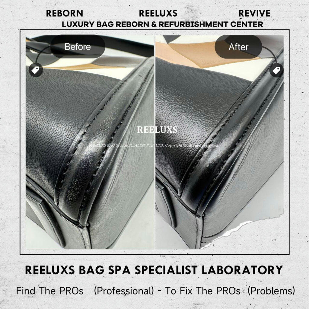 Antigona Top Handle Bag: Leather Dullness, Corner Color Peeling, and Color Transfer… — frame 5