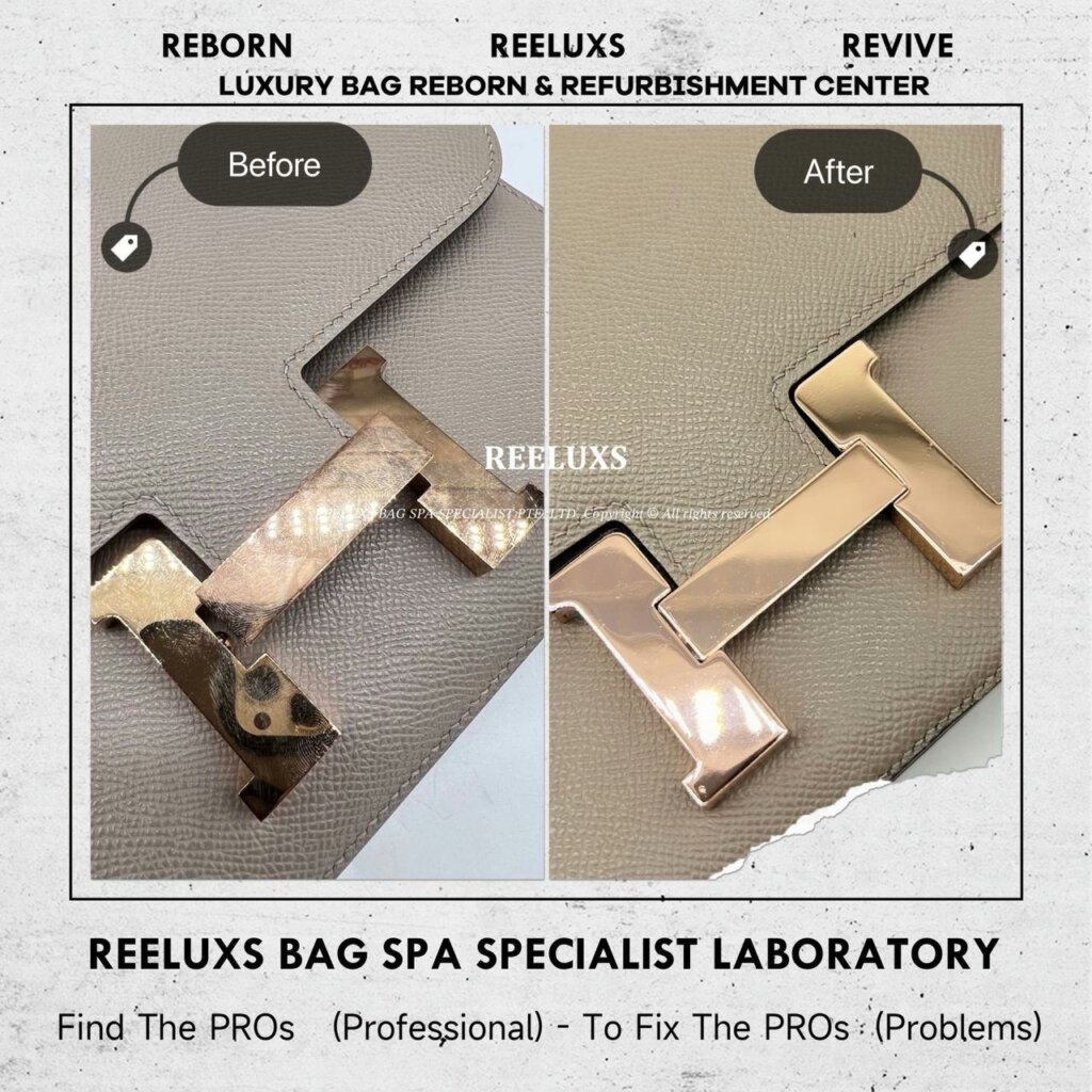 Constance Handbag Logo Tarnish Oxidation Refurbishment | REELUXS — frame 2