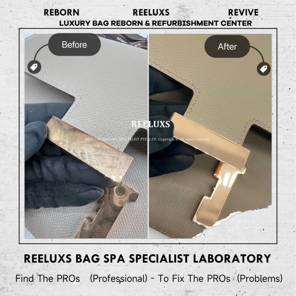Constance Handbag Logo Tarnish Oxidation Refurbishment | REELUXS — frame 4