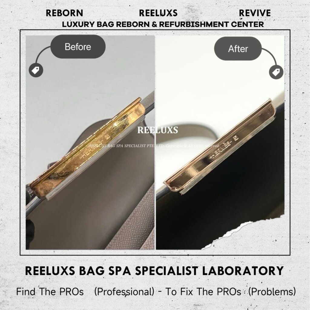 Constance Handbag Logo Tarnish Oxidation Refurbishment | REELUXS — frame 5